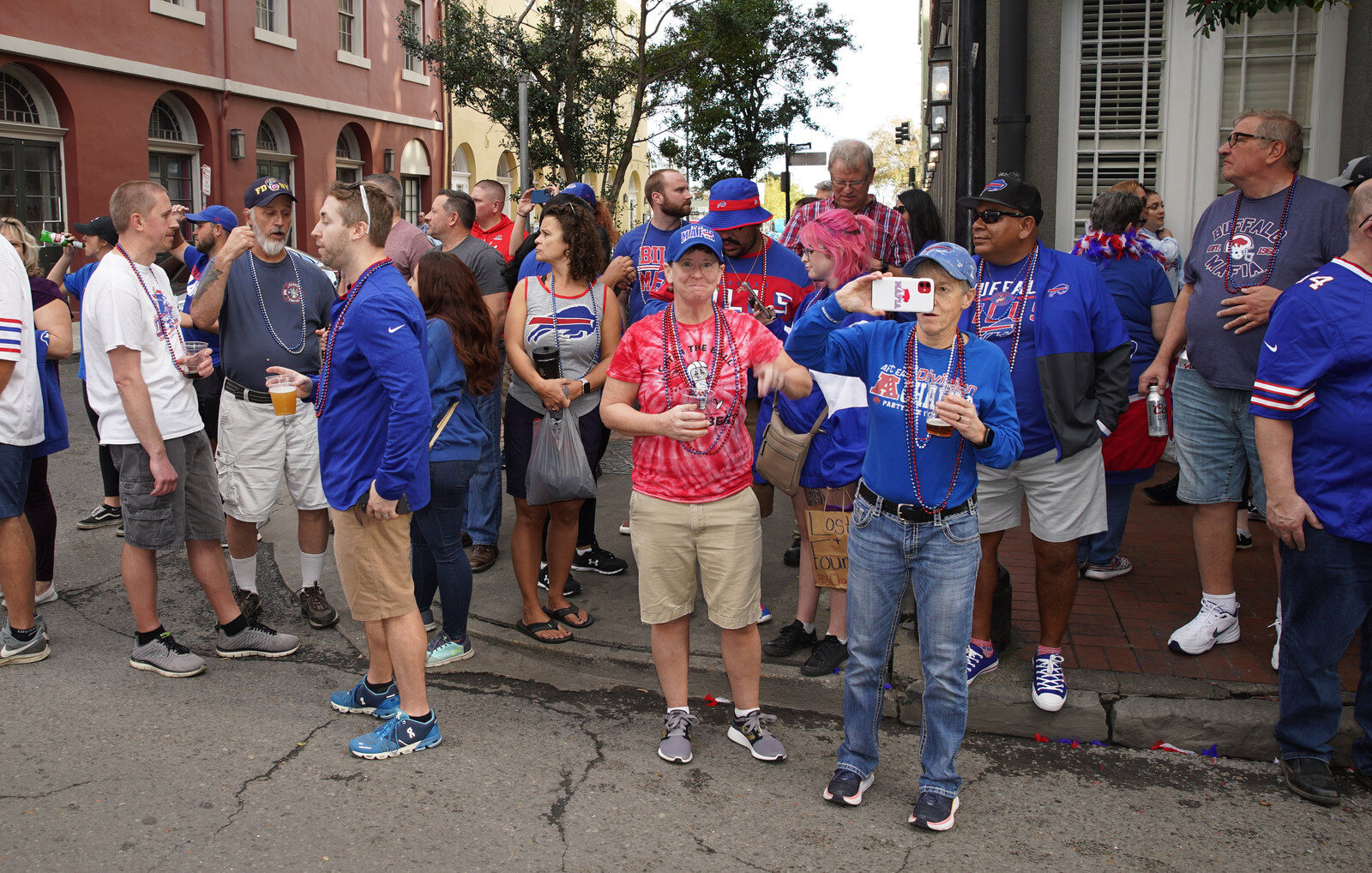 Buffalo Bills packers of NOLA Takeover Parade